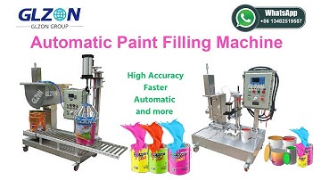 Automatic Paint Filling Machine |  Best Filling Machine for paint | #GLZON #automation