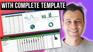 How to Build a Habit Tracker Dashboard in Excel (With Checkboxes & Charts!)