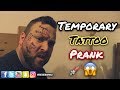 I gave my boyfriend a temporary tattoo - Royal wedding style prank