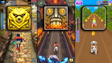 Spirit Run Vs Temple Run 2 Volcano Island Vs Dog Run - Endless Run Gameplay