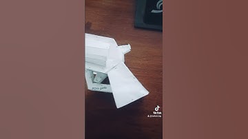 revolver modelado en #freecad renderizado en #blender #pepakura, #papercraft #diy