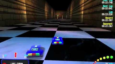 Re-Volt Extreme Track "Thunder Museum" by minecrafter8857, TimeTrial Fast Lap 22.334 seconds