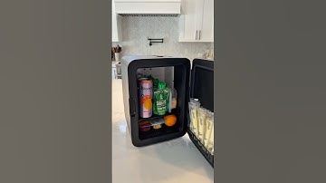 Mini Fridge Restock💜🍊 #restock #minifridge #snacks #clean #asmr #organization #viral #shorts #fyp