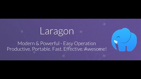 Instalando Laragon para usar Laravel  7