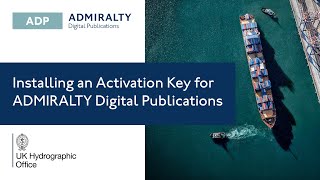 Installing an Activation Key for ADMIRALTY Digital Publications (ADP) screenshot 3