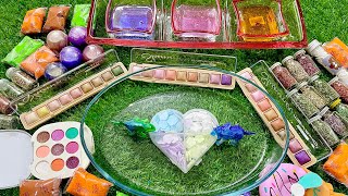 Mixing Slime, Makeup, Glitters With Foam Clay ASMR Video #satisfying #asmr #viral
