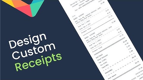 Step 6: Design Stunning Custom POS Receipts!