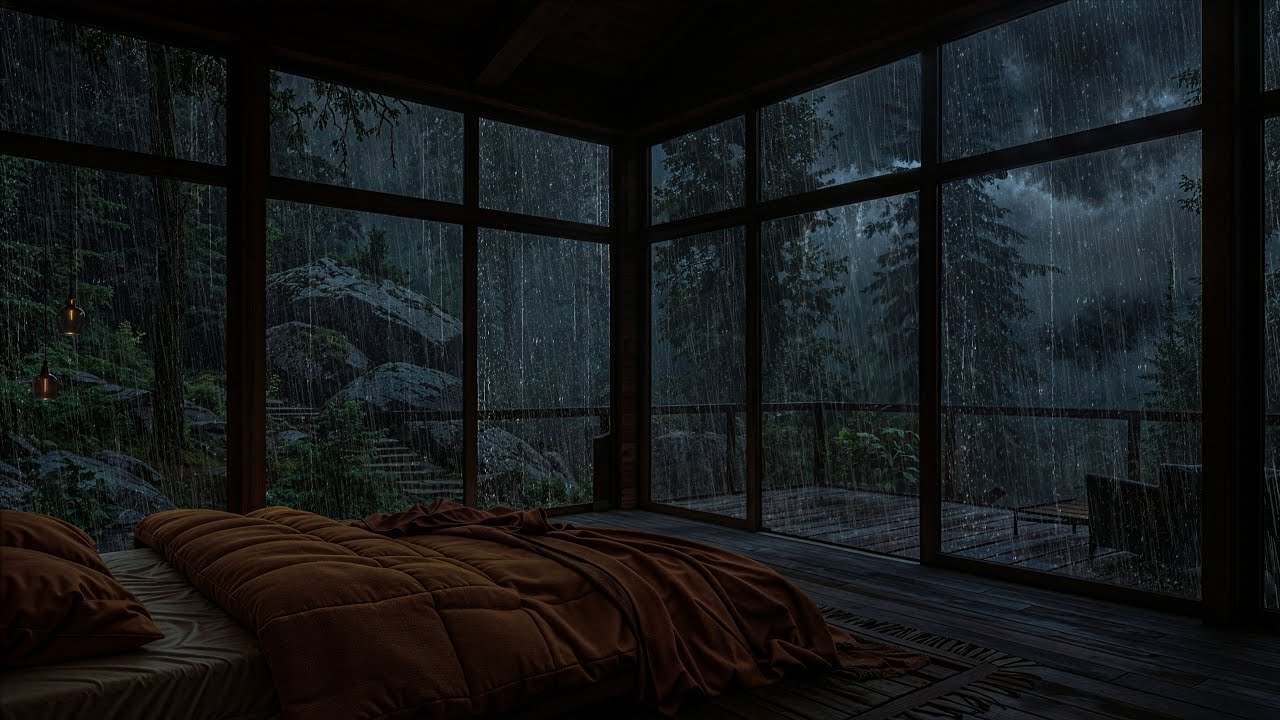Duerme en SoLo 3 Minutos con Lluvia y Truenos - Relajación Extrema ...