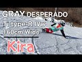 GRAY / DESPERADO Ti type-R Ⅳw （160cm Wide）キラ君15歳 in ホワイトピア高鷲 2020/12/11（金）【スノーボード】【snowboarding】