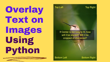 Overlay text on images using Python and Moviepy