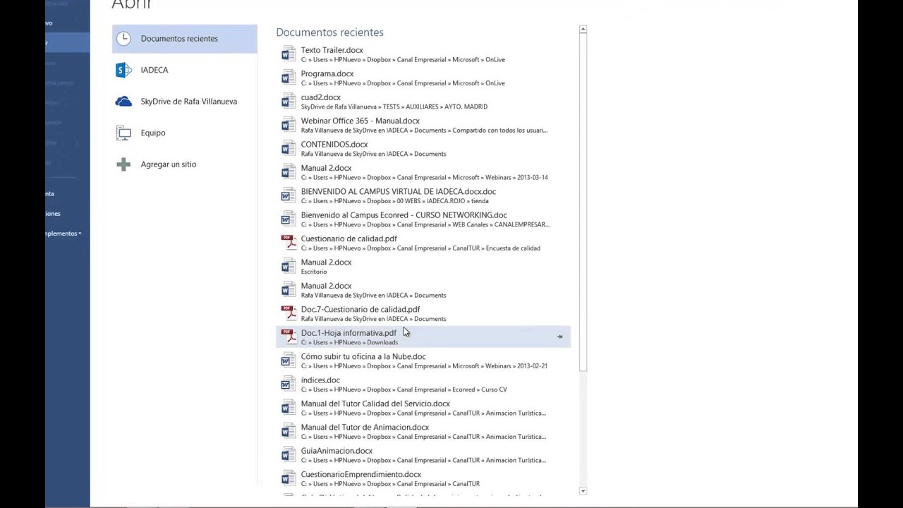 Recuperar Un Archivo Word Modificado Y Guardado