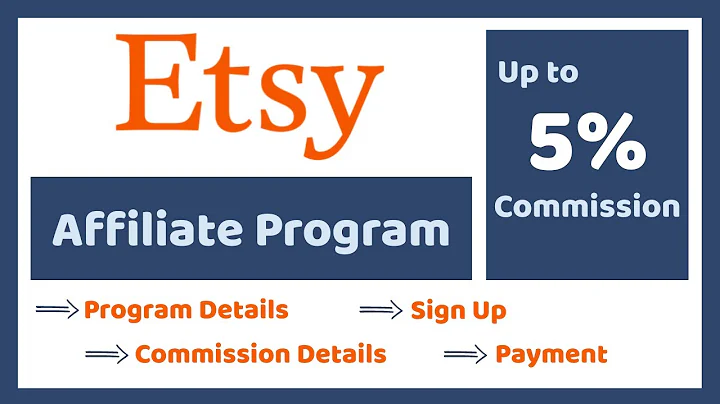 Make money with Etsy Affiliate Program in 2023!