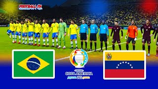 Brazil vs Venezuela - Copa America 2021 - PES 2021 Gameplay Match