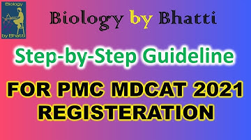 How to Fill PMC MDCAT Form | How to Register for PMC MDCAT 2021 | How to Signup for PMC NMDCAT 2021