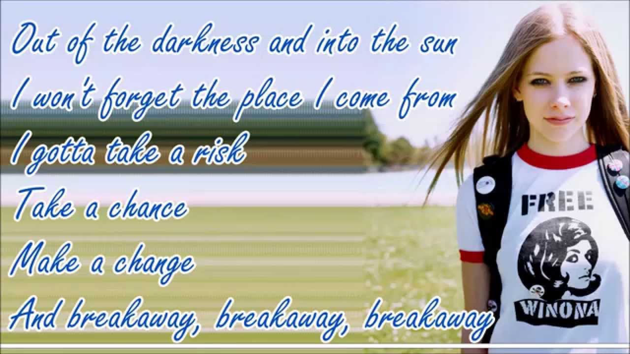 Avril Lavigne - Breakaway (Lyric Video)