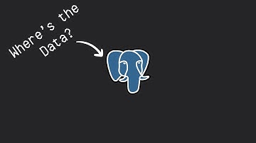 Where Does Postgres Store Its Data?