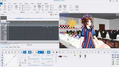 Making an Animation [MMD/MikuMikuMoving]