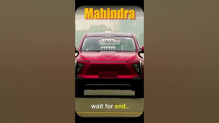 Mahindra BE 6e, XEV 9e WATER GLASS balance TEST #suspensiontest
