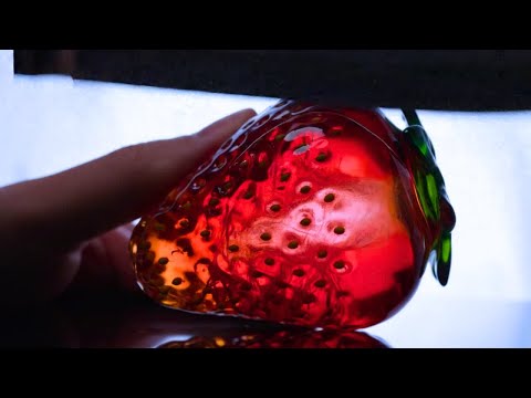 Cutting Glass Fruits ASMR | Glass FRUIT and CROISSANT and GOLD BAR + More