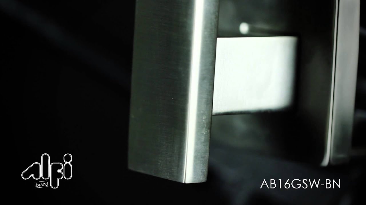 Square Wall Mount Shower Arm AB16GSW-BN