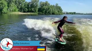 2020 Online WRS Series Event #1 - Amateur Women Surf Sofiia Sokolova