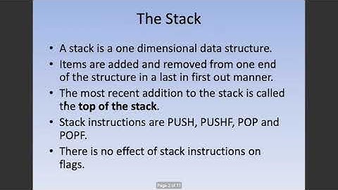 Stack and Procedures in Assembly - Microprocessor Class - Online Class for JnU - (Bangla)