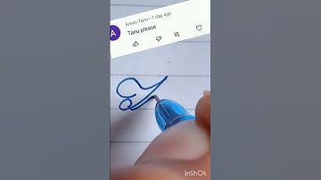 Tanu beautiful name write in cursive writing #cursive#writing#improve#writing#beautifulname#short