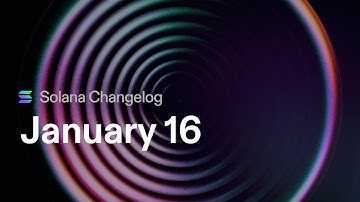 Solana Changelog Jan 16 - Lower program deploy costs, Halve rent, Luzid test validator
