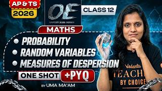 Probability, Random Variables &amp; Measures of Dispersion | Class 12 | AP TS EAPCET 2026 | Uma Ma'am