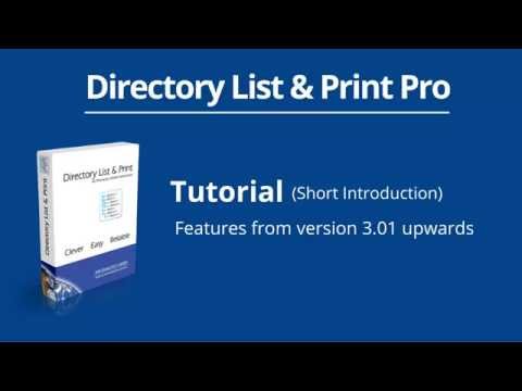 How to List, Print and Export Folder Contents in Windows - Directory List & Print