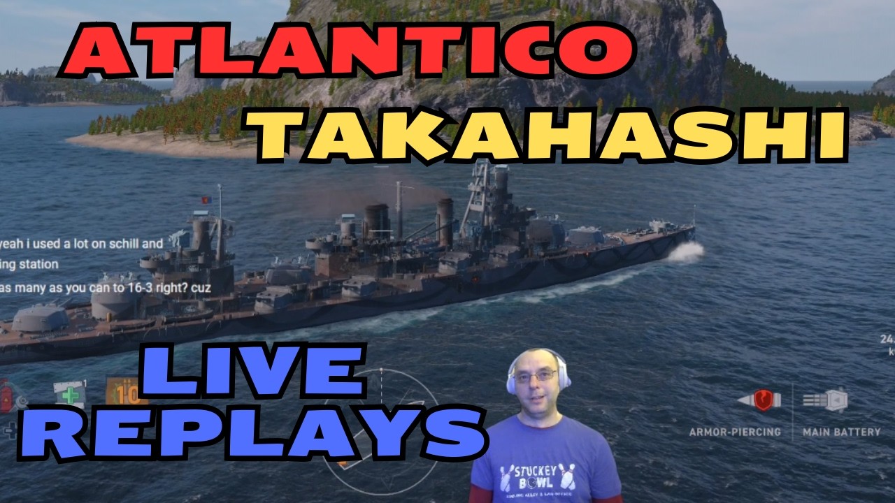 Такахаши и Атлантико — прямые трансляции — Легенды World of Warships