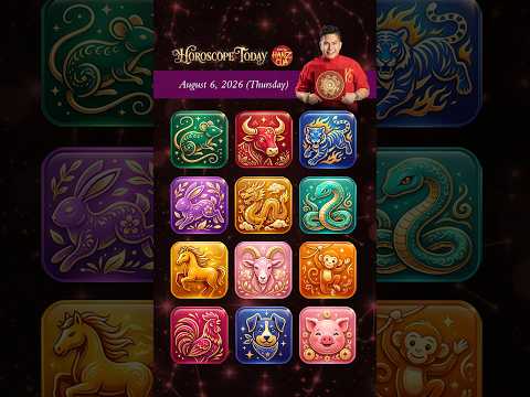 Horoscope Today by Master Hanz Cua | 06 August 2026