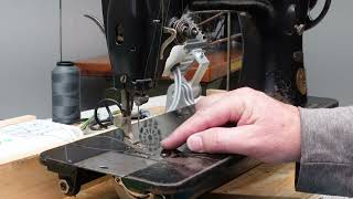 1925 SINGER 31-15 FIX THREAD BINDING, TIMING & SEWING HEAVY MATERIALS