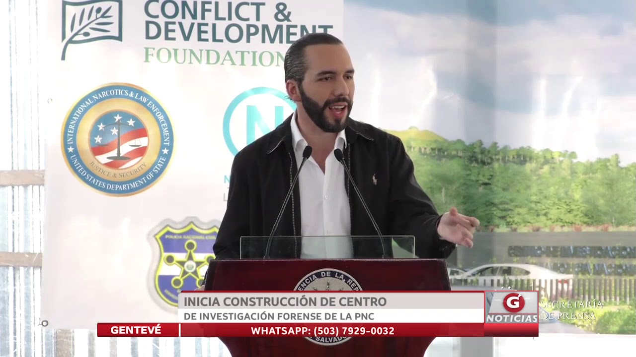 INICIA CONSTRUCCIÓN DE CENTRO DE INVESTIGACIÓN FORENSE DE LA PNC newspaper mockup