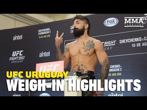 UFC Uruguay Official Weigh-in Highlights - MMA Fighting