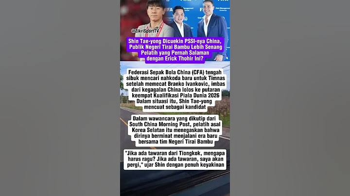 Shin Tae-yong Dicuekin PSSI-nya China, Publik Negeri Tirai Bambu Lebih Senang Pelatih