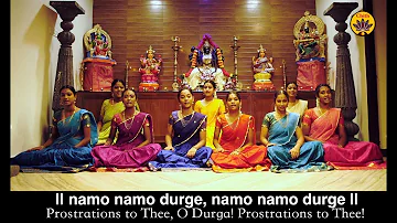 Durga Chalisa by Navadurgas | Vande Guru Paramparaam