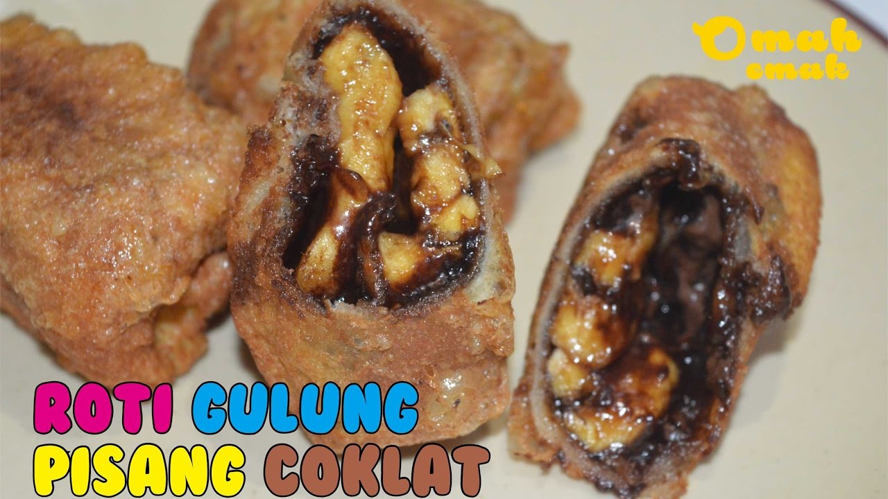 Cara Membuat Roti Gulung isi Pisang Coklat YouTube