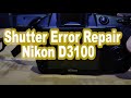 Nikon D3100  Error Press shutter release button again problem repair.