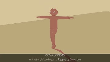 [MAYA] Character model, toon shader usage, and walk cycle animation