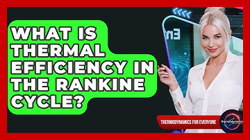 What Is Thermal Efficiency In The Rankine Cycle? - Thermodynamics For Everyone