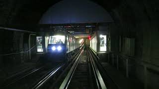 Lausanne Flon - Grancy - im alten Tunnel der ersten Standseilbahn - funicular - Metro Switzerland