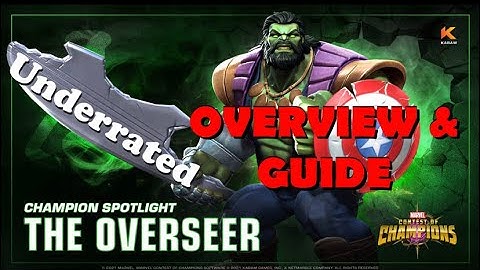 How To Play The Overseer | Underrated and Worthy of Rank 3 | Marvel Contest of Champions