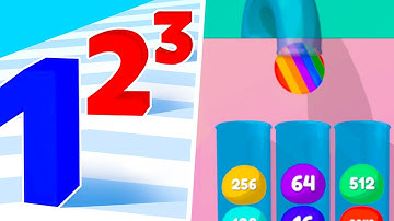 Number Master vs Jelly Drops 2048 - Max Level Gameplay (Part 1)