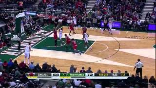 Giannis Antetokounmpo Dunk on Taj Gibson 13 December 2013