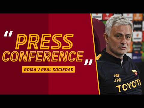 🟨🟥 LIVE | La conferenza stampa di José Mourinho e Rui Patricio in vista di Roma-Real Sociedad