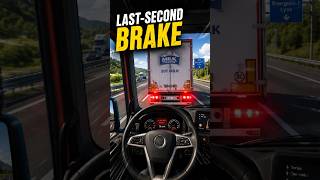 Split-Second Save on the Highway | ETS2 #Shorts #ETS2 #TruckSim #CloseCall #GamingShorts
