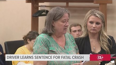 Family speaks during sentencing of drunk driver who killed 2, injured 14: 