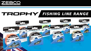 Zebco Trophy Csukázó monofil zsinór H: 300m 0,35mm 328yds 9,2kg / 20,3lbs zöld videó