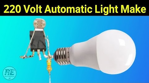 How To Make  LDR Automatic Light|220 Volt LDR Circuit| Automatic Light Make|LDR project